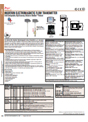 Series IEF Insertion Flowmeter Technical Data Sheet